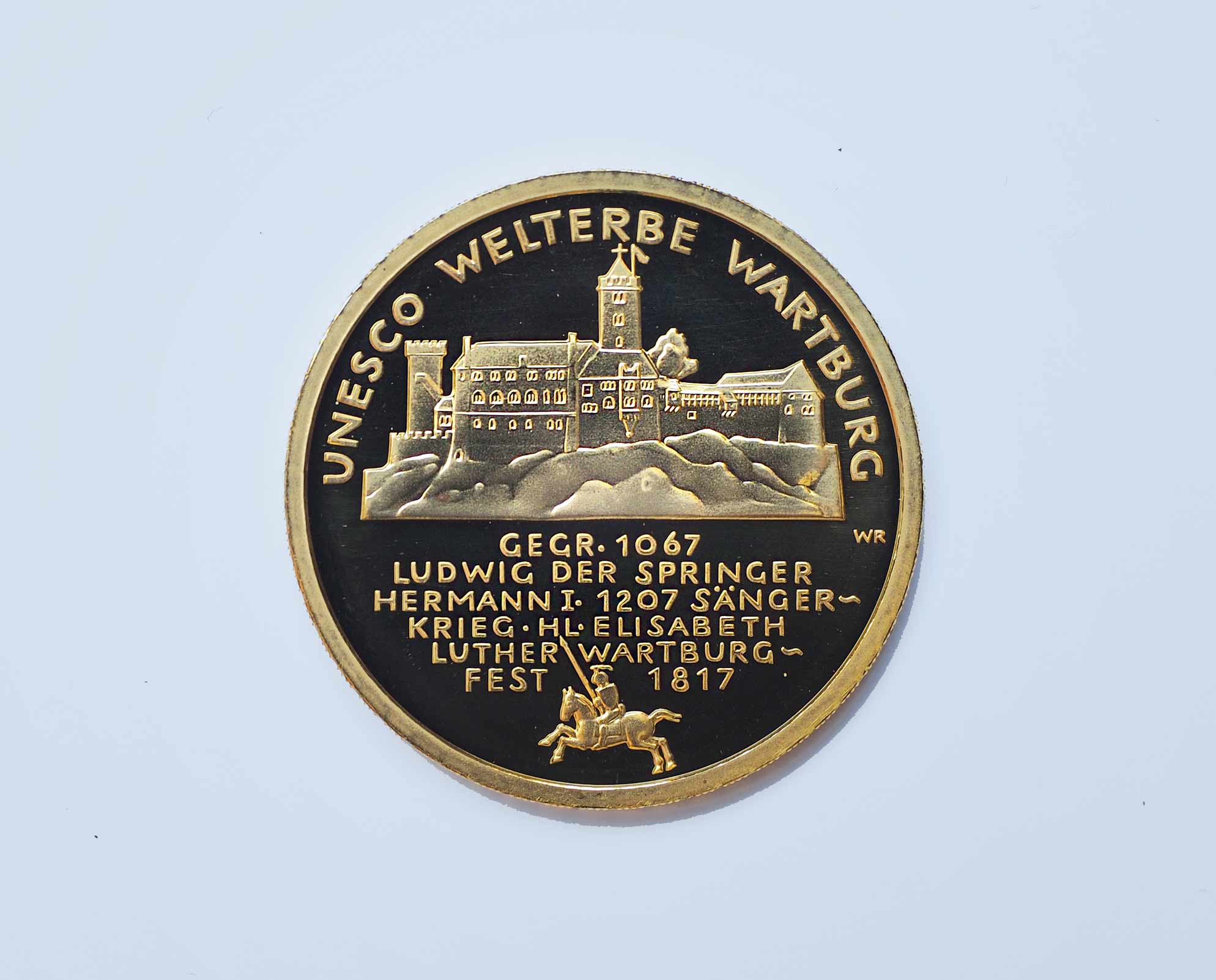 100 EURO Goldmünze UNESCO Wartburg 2011 online kaufen bei Gold and