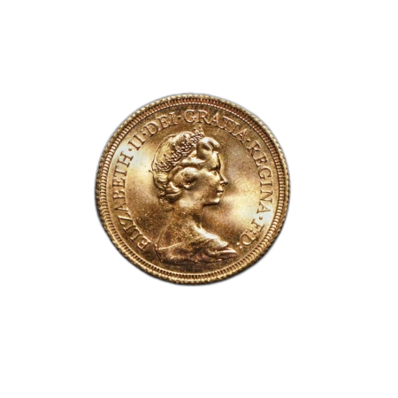 1/2 Sovereign Goldmünze Elizabeth II (Großbritannien)