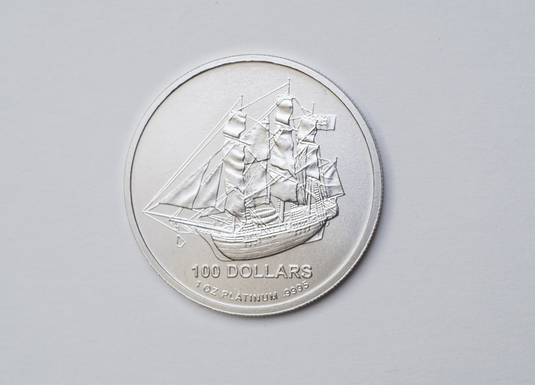 100 Dollar Platinmünze 1 oz Cook Islands 2009 – Bild 2