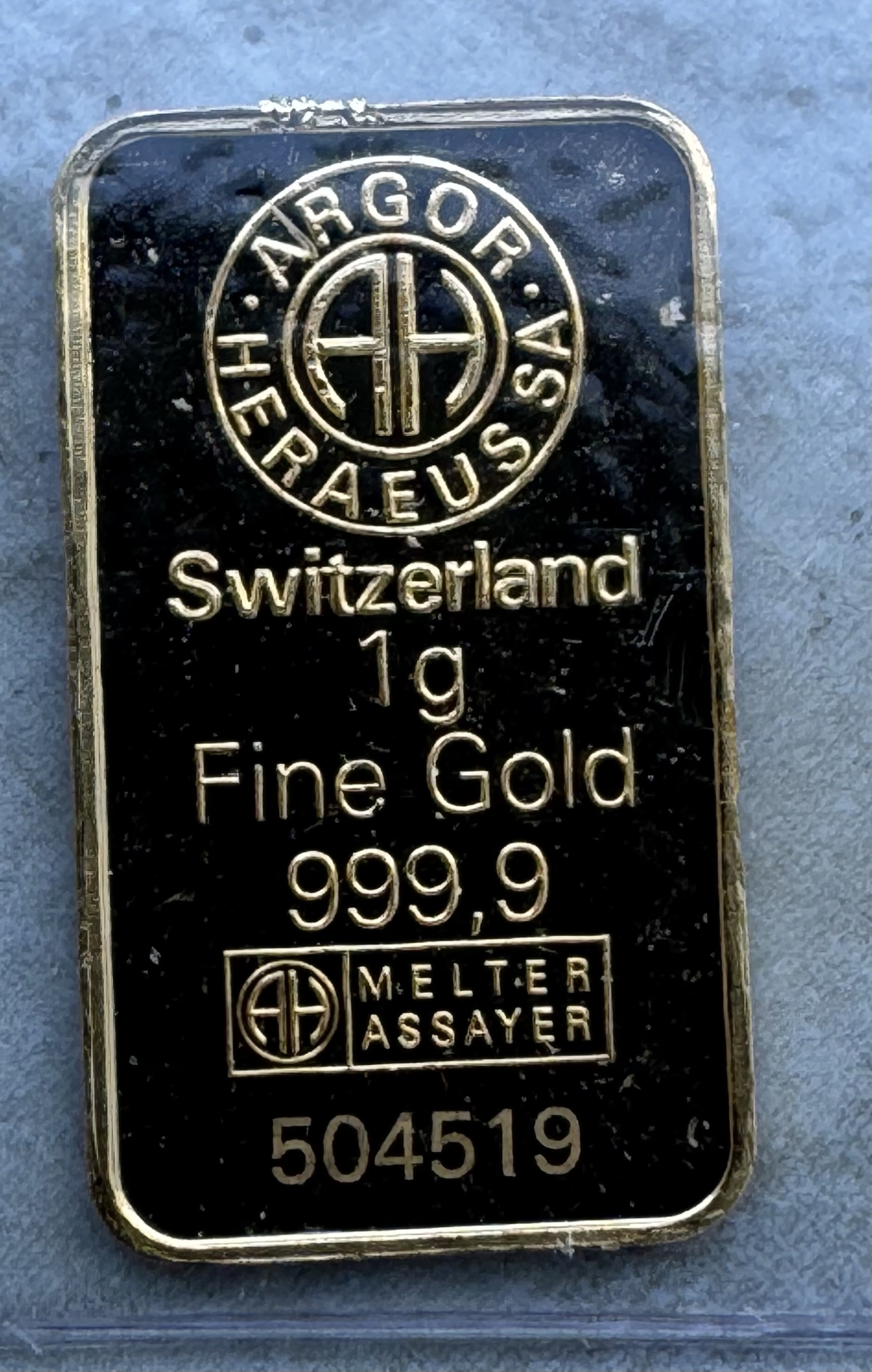 5x1g Goldbarren resale – Bild 3